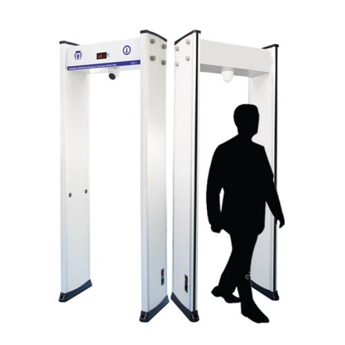 【屋内用/ウォークスルータイプ】ゲート通過型 非接触体温計 大人数・多人数対応(TC-041)